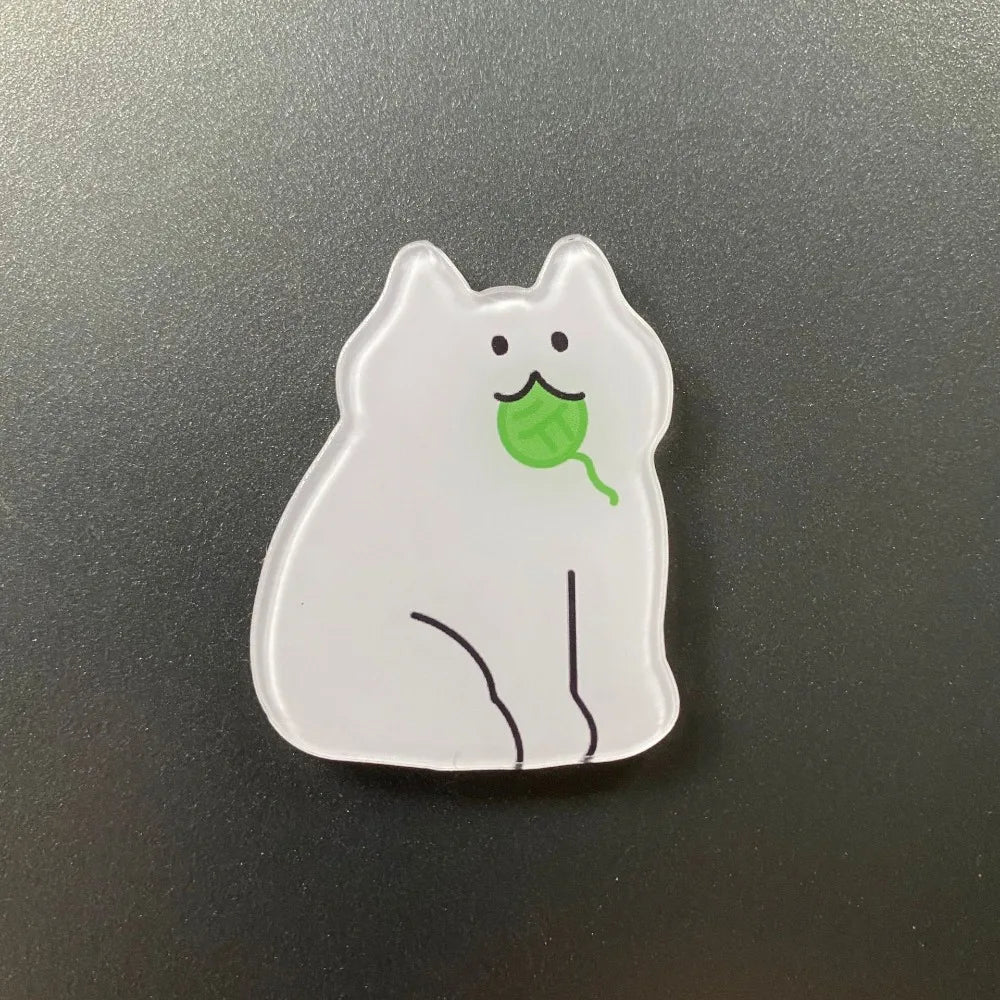 5-Piece Cute Cat Fridge Magnets – Cartoon Decorative Set Decorative Fridge Magnets Babs