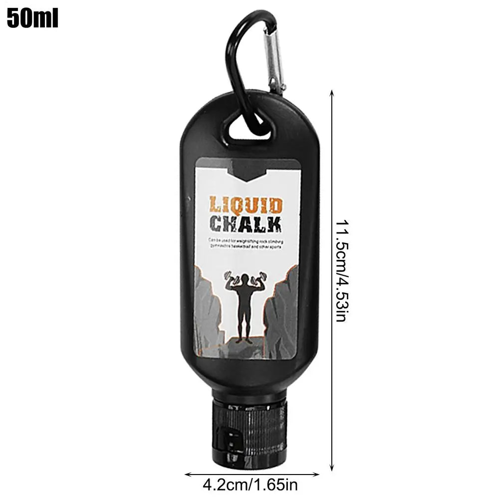 Liquid Chalk Grip Cream 50/100ml – Sweat-Resistant Gym Chalk Liquid Gym Chalk Babs Black 50ML