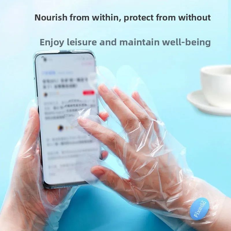 Disposable Moisturizing Hand & Foot Sleeves – Waterproof Wrap Foot Care Sleeve Babs