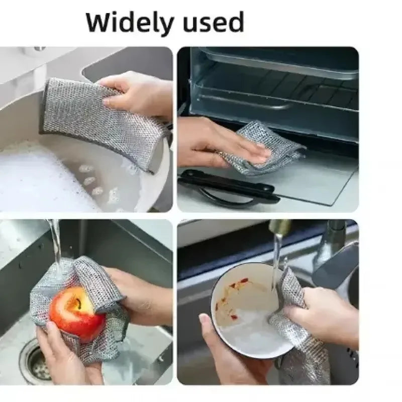 Multipurpose Kitchen Dishwashing Cloths – Wet & Dry Dish Rags Kitchen Cleaning Cloths Babs