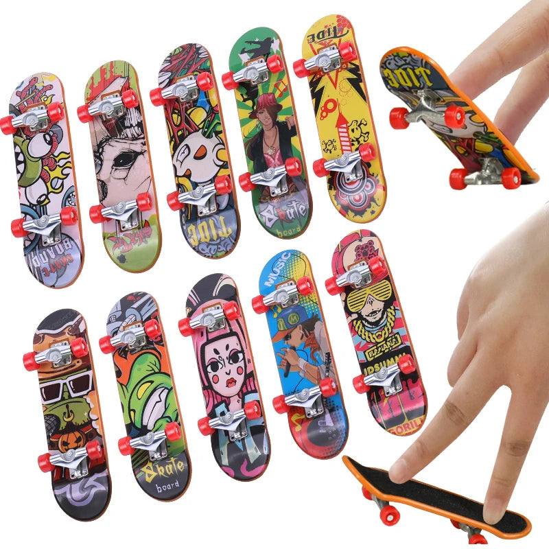 Mini Finger Skateboards 5-20Pcs Kids Party Favors Gift Set Finger Skateboard Toy Babs
