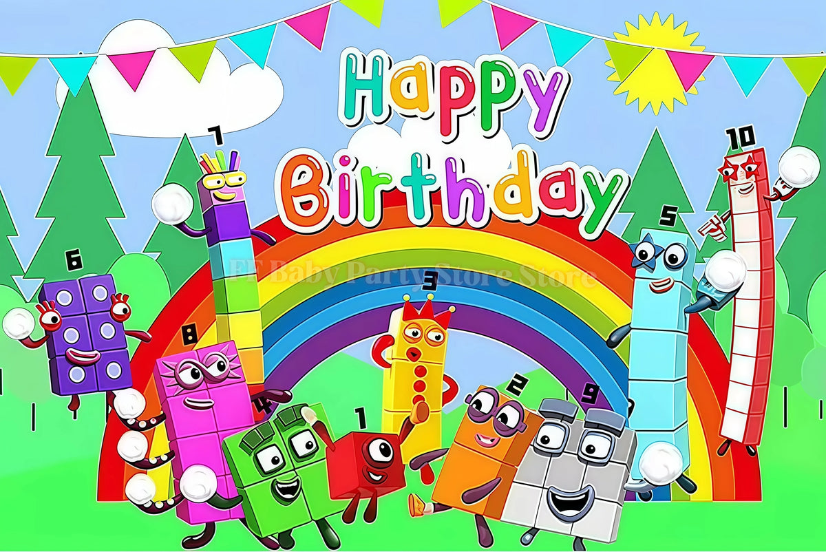 Building Blocks Birthday Party Kit – Plates, Cups, Balloons