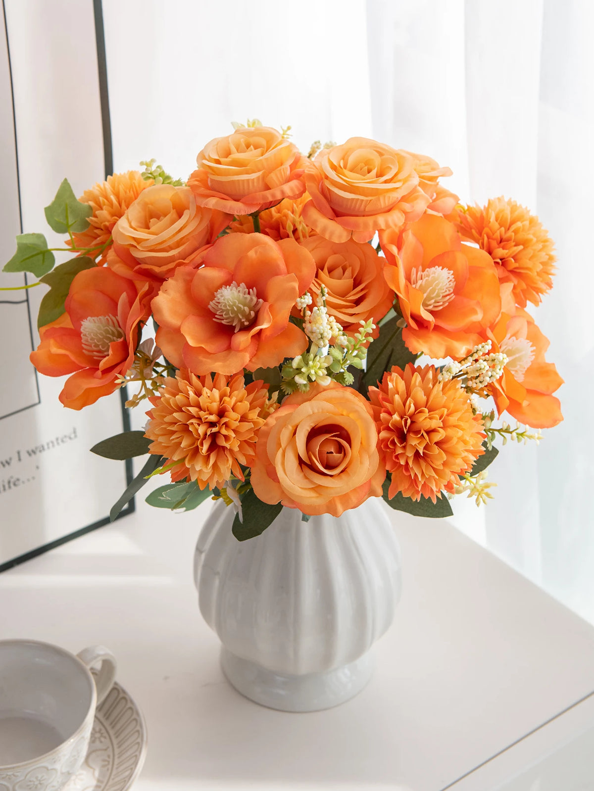 Artificial Silk Rose Stems – Wedding, Party & Home Décor Artificial Flower Stems Babs