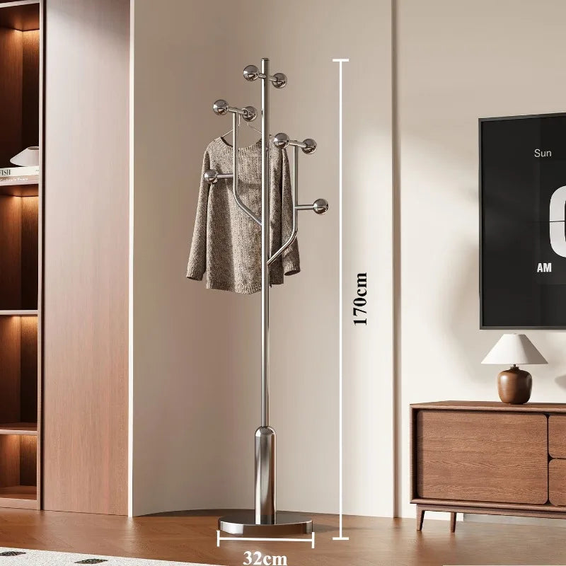 Stainless Steel Coat Rack – Modern Minimalist Floor Stand Floor Coat Stand Babs