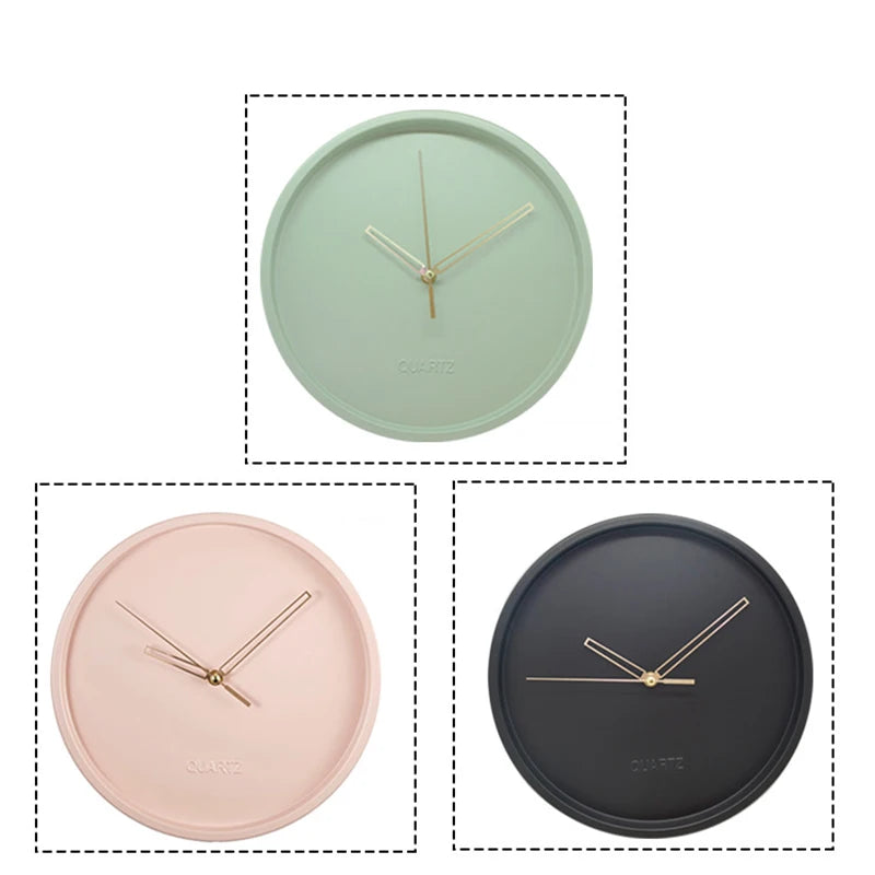 Nordic Metal Wall Clock – Silent 3D Large Modern Décor Wall Clock Babs