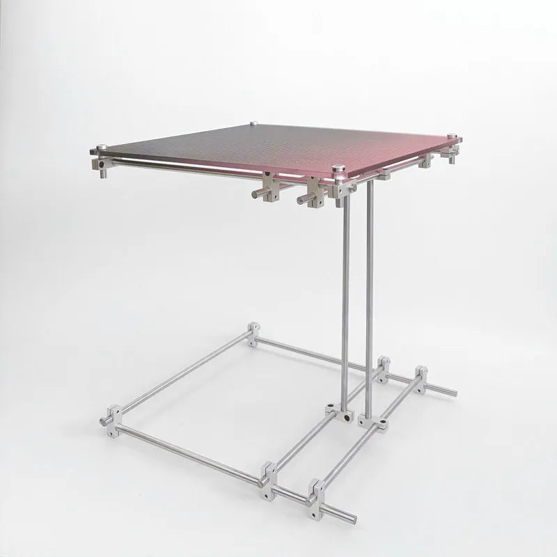 Transparent Acrylic Coffee Table – Modern Side Table 40x45CM Acrylic Coffee Table Babs Pink