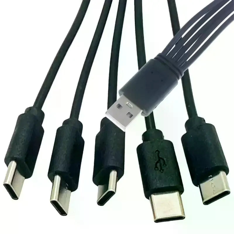 USB to USB-C Multi-Port Splitter Cable 20cm – 2 to 5 Ports USB-C Splitter Cable Babs