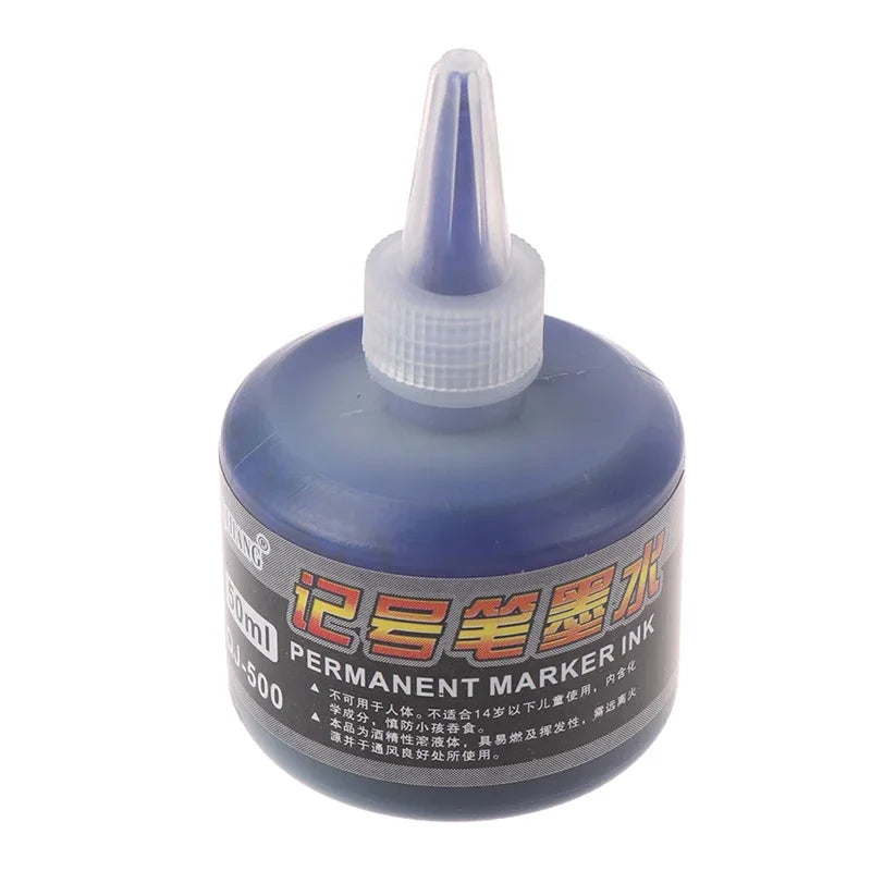 50ml Permanent Quick-Dry Oily Marker Ink Refill | Universal Marker Ink Refill Babs