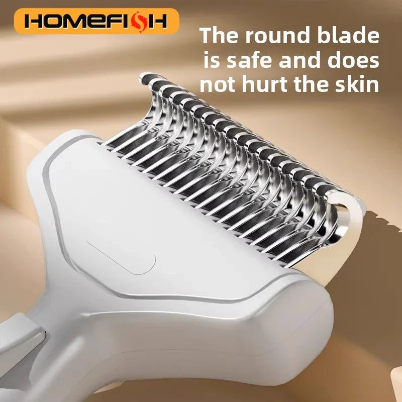 Floating Stainless Steel Pet Grooming Brush – Dog & Cat Comb Pet Grooming Brush Babs