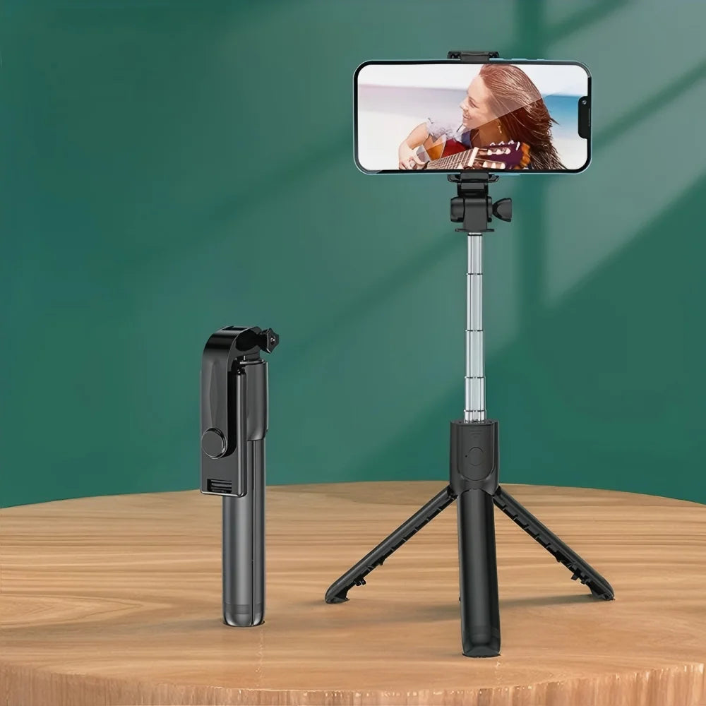 Bluetooth Selfie Stick Tripod with Fill Light & Remote Shutter Selfie Stick Tripod Babs NO Light without led