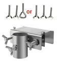 Adjustable Patio Umbrella Clamp Bracket – Rust-Proof & Waterproof Umbrella Clamp Bracket Babs Silver