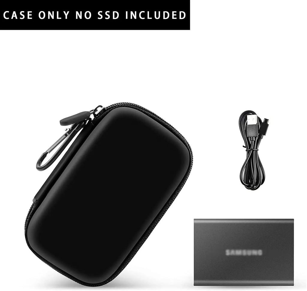 Shockproof SSD Case & Travel Bag for USB 3.2 Portable Drives SSD Carrying Case Babs
