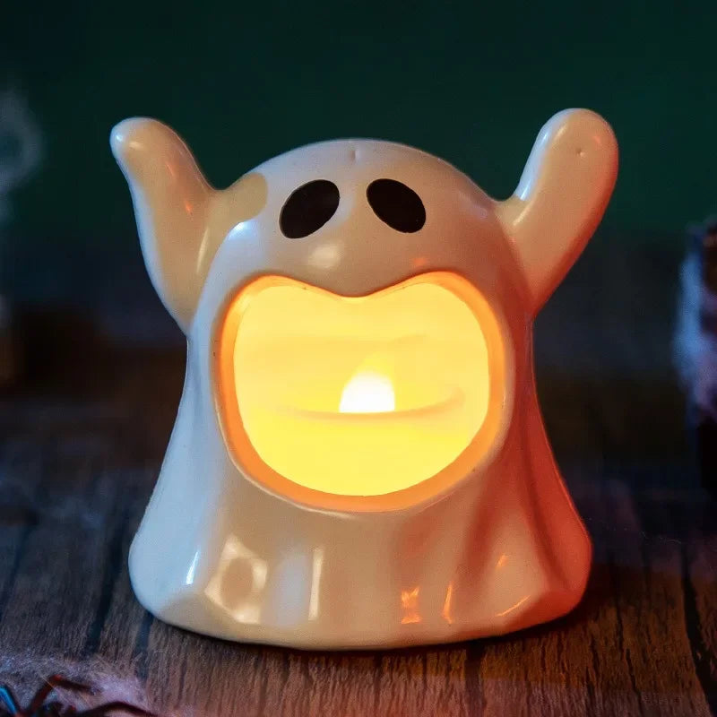 LED Ghost Candle Lamp – Halloween & Festival Party Decor LED Halloween Decor Babs