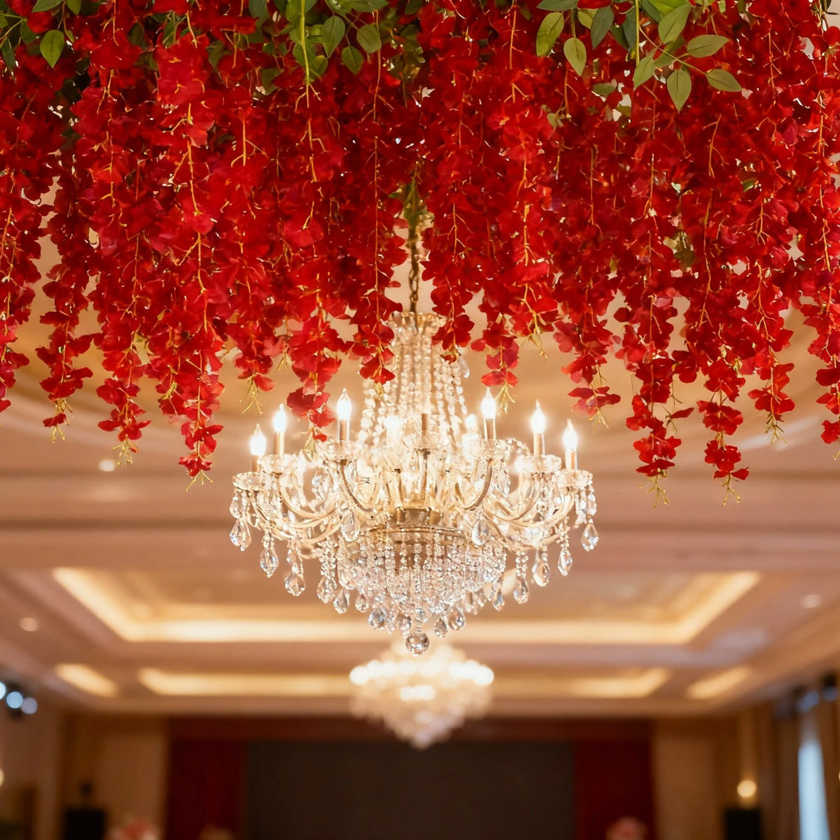 Artificial Silk Orchid Vine Garland for Wedding & Home Decor Artificial Flower Garland Babs
