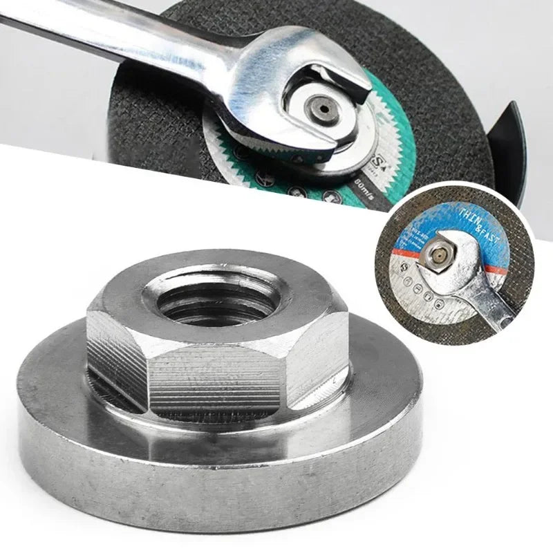 Stainless Steel Hexagon Locking Nut for 100 Type Angle Grinder Angle Grinder Accessory Babs