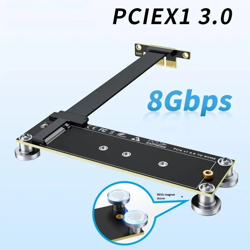 M.2 NVMe to PCIe X1 X4 X8 X16 Riser Card Extension Cable PCIe Riser Adapter Babs