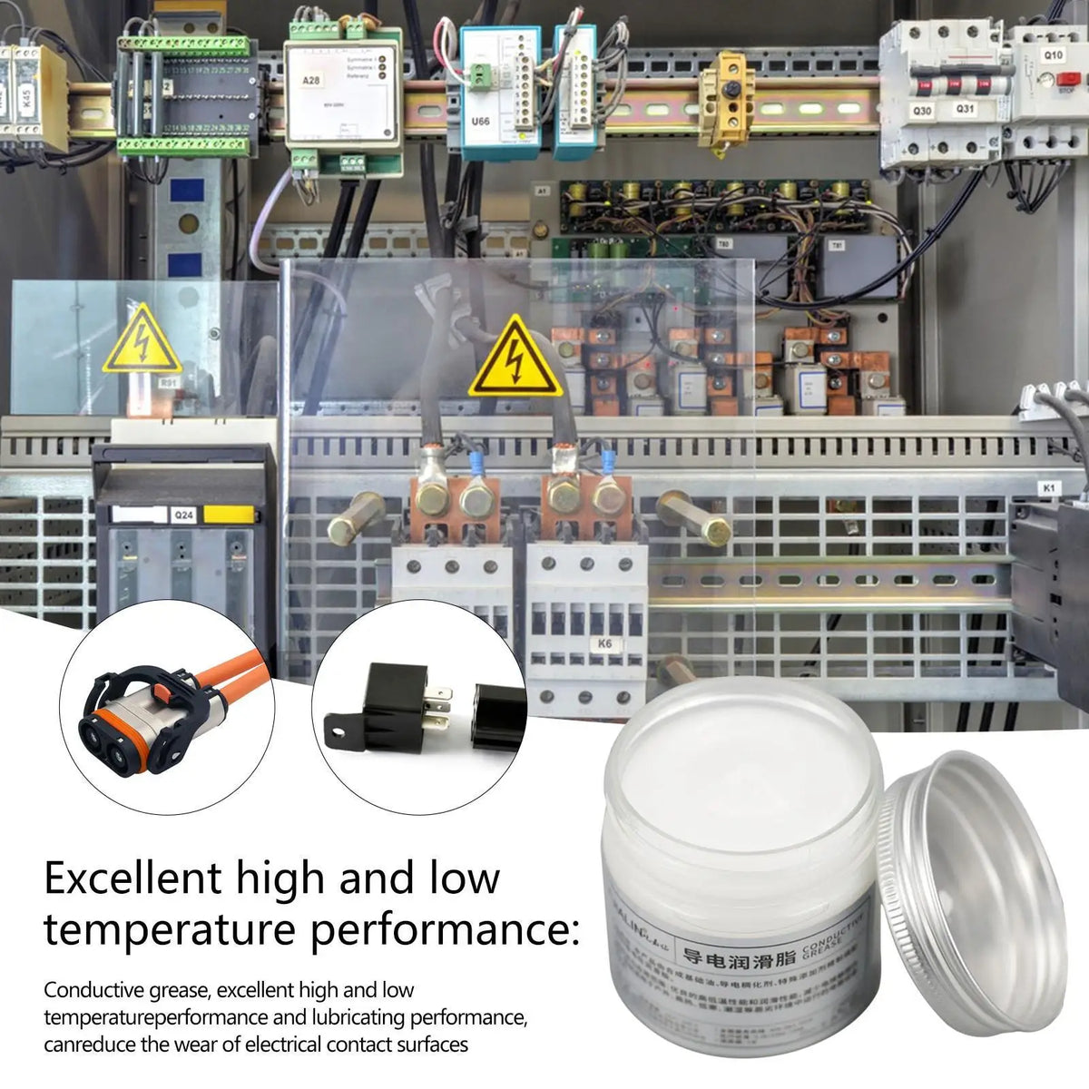 Electric Contact Grease 100g – Conductive Paste & Dielectric Conductive Contact Grease Babs