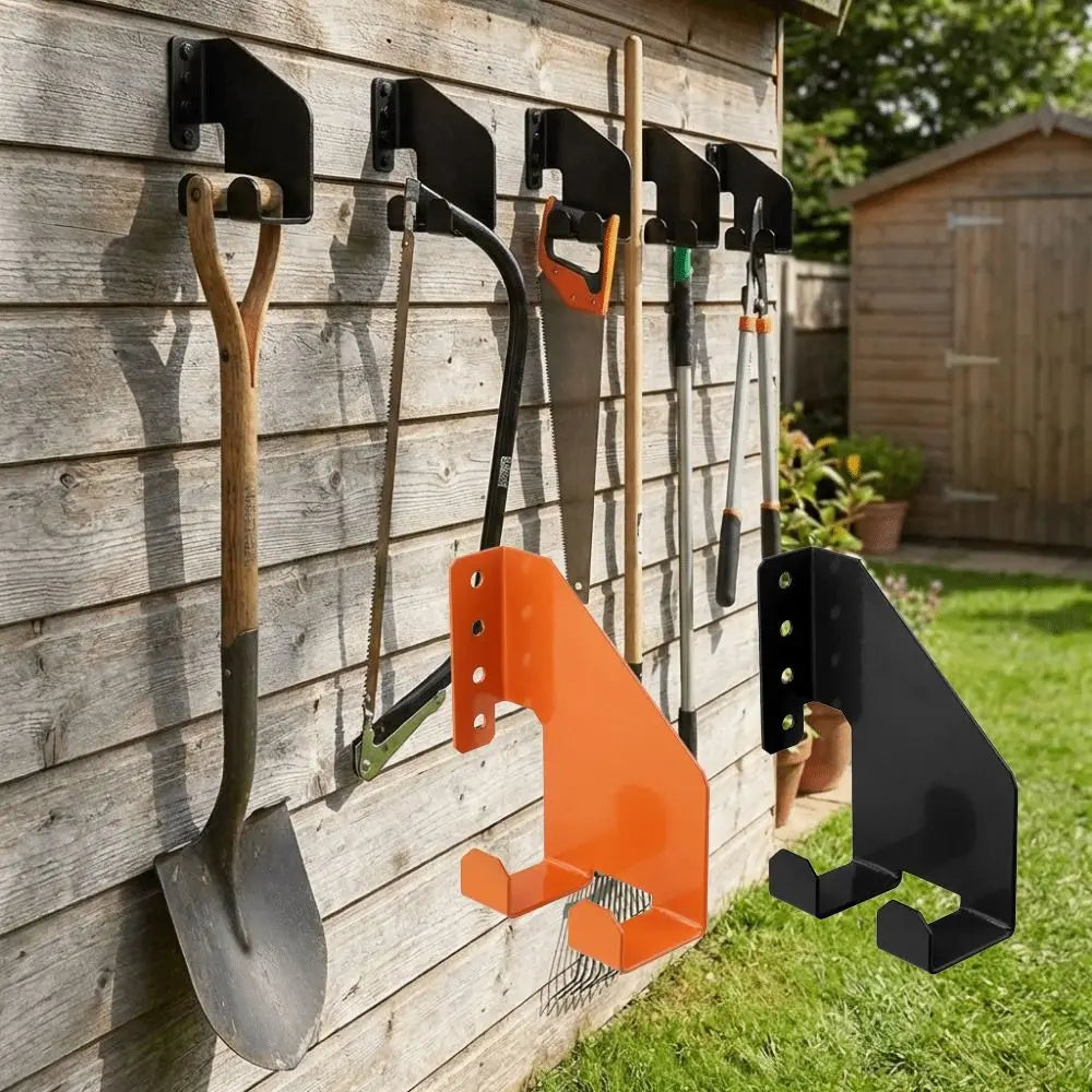 Heavy-Duty Iron Wall Mount Chainsaw Holder & Tool Rack Tool Wall Mount Rack Babs
