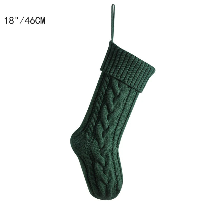 Large Cable Knit Christmas Stockings for Kids & Family Christmas Stocking Babs A B