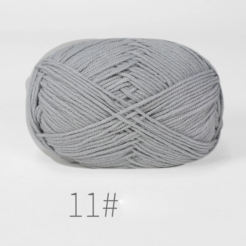 10 Balls 500g Soft Milk Cotton Yarn for Knitting & Crochet
