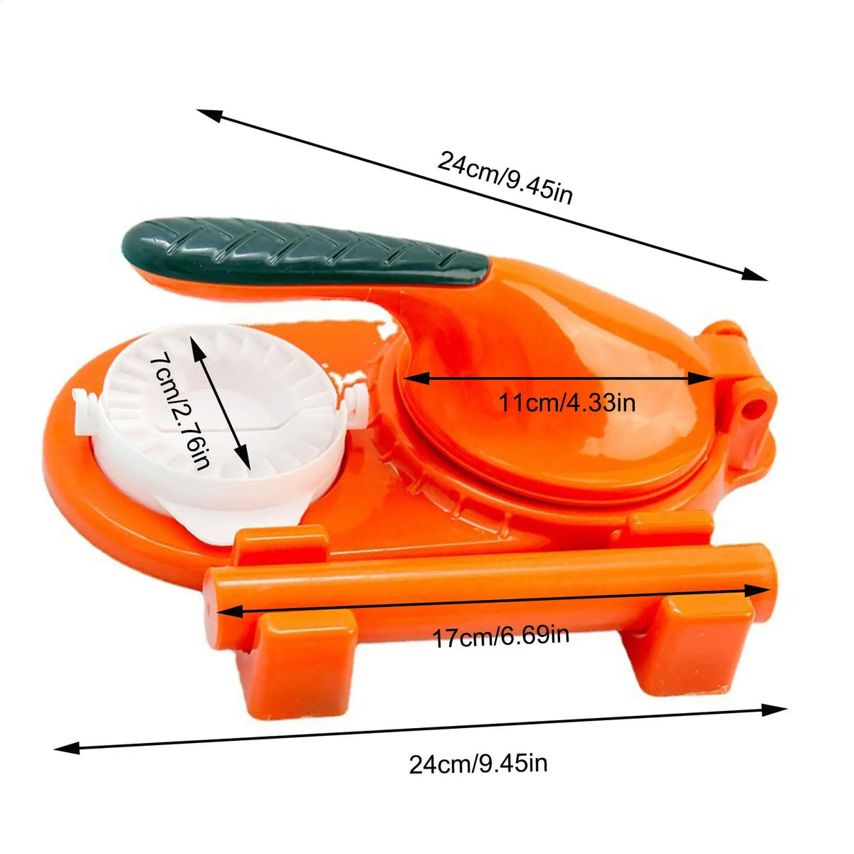 3-in-1 Dumpling Maker Kit – Wrapper Mold & Rolling Pin Dumpling Maker Kit Babs