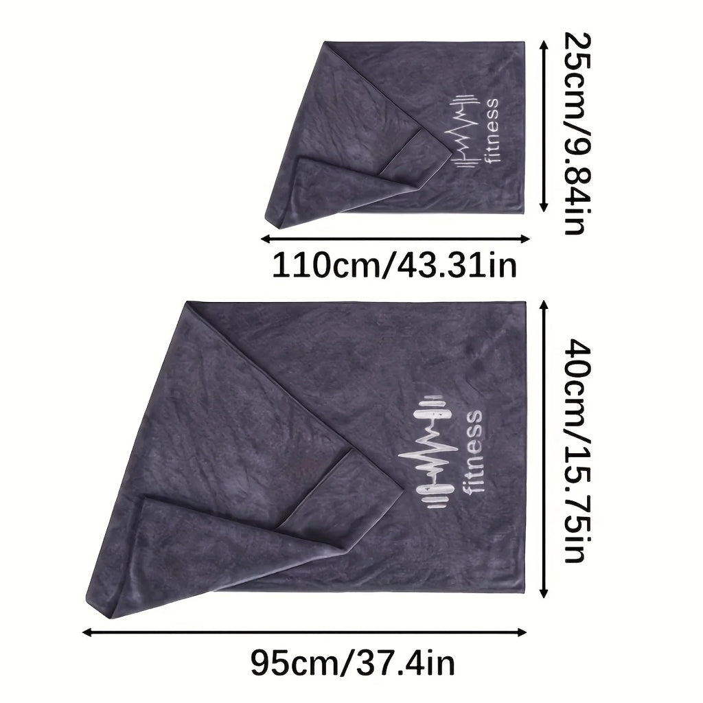 Super Absorbent Embroidered Sports Towel – Quick Dry Fitness Sports Fitness Towel Babs