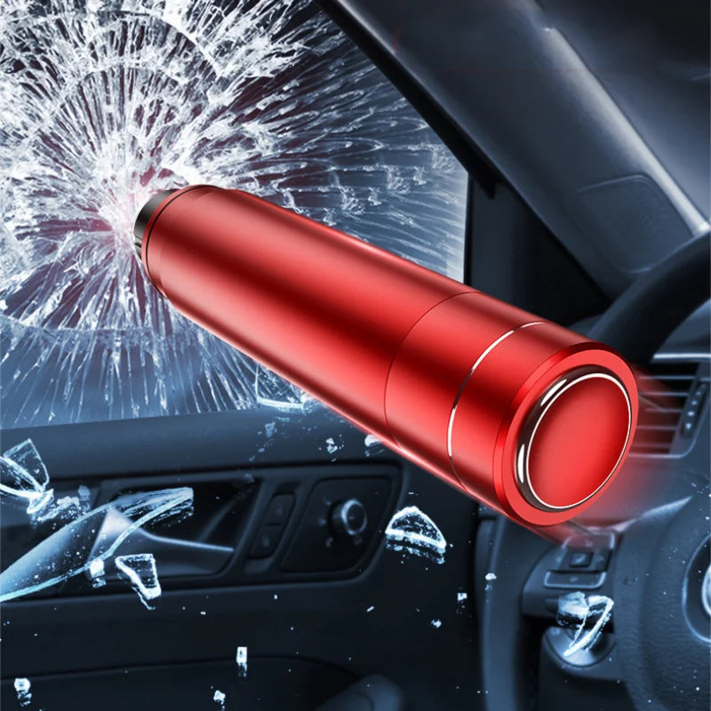 Car Safety Hammer – Window Breaker & Seat Belt Cutter Car Emergency Tool Babs