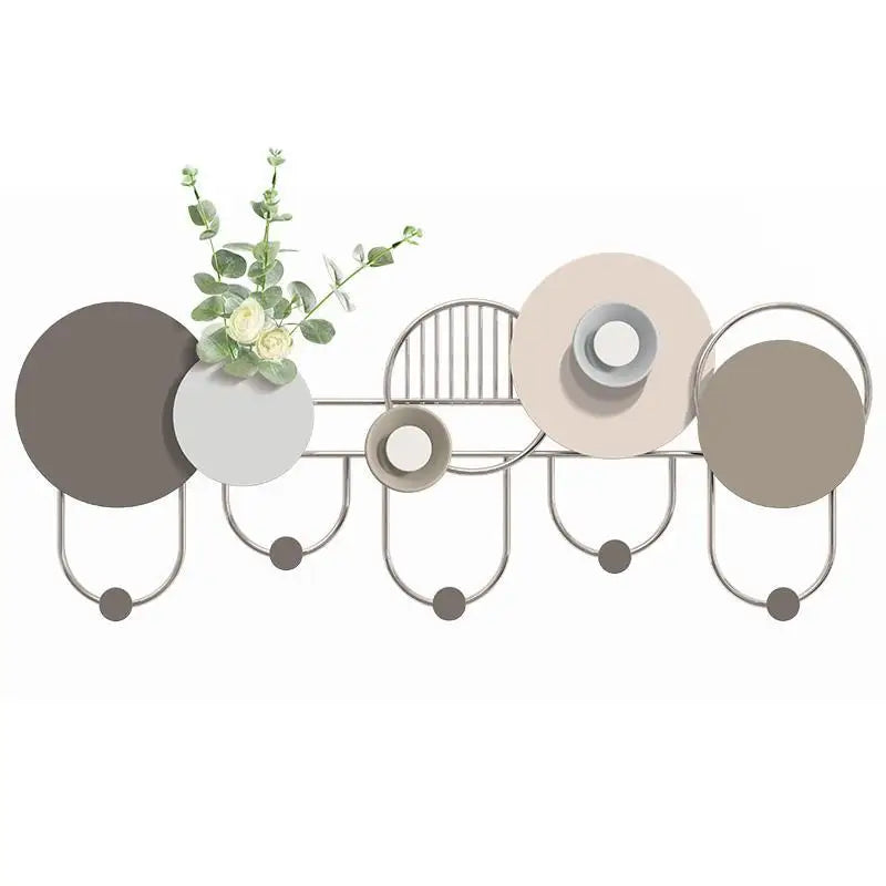 Modern Minimalist Wall Coat Rack – 7-Hook Iron Hanger Wall Coat Rack Babs