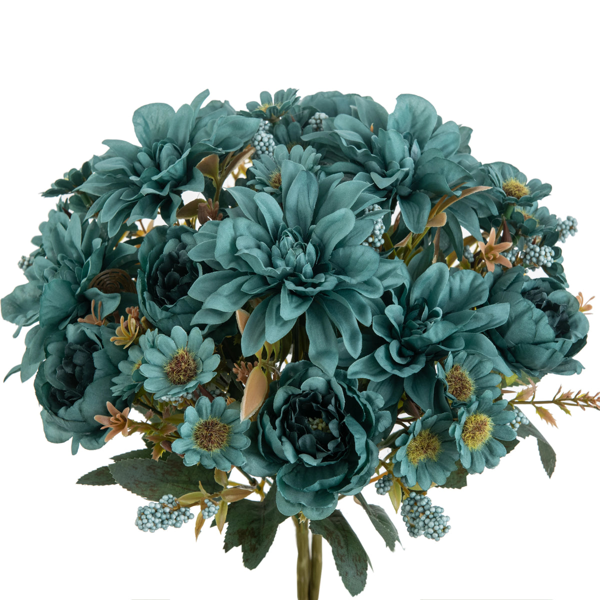 Silk Dahlia Rose Artificial Flowers – Wedding & Home Decor Artificial Silk Flowers Babs color 7 5 pieces