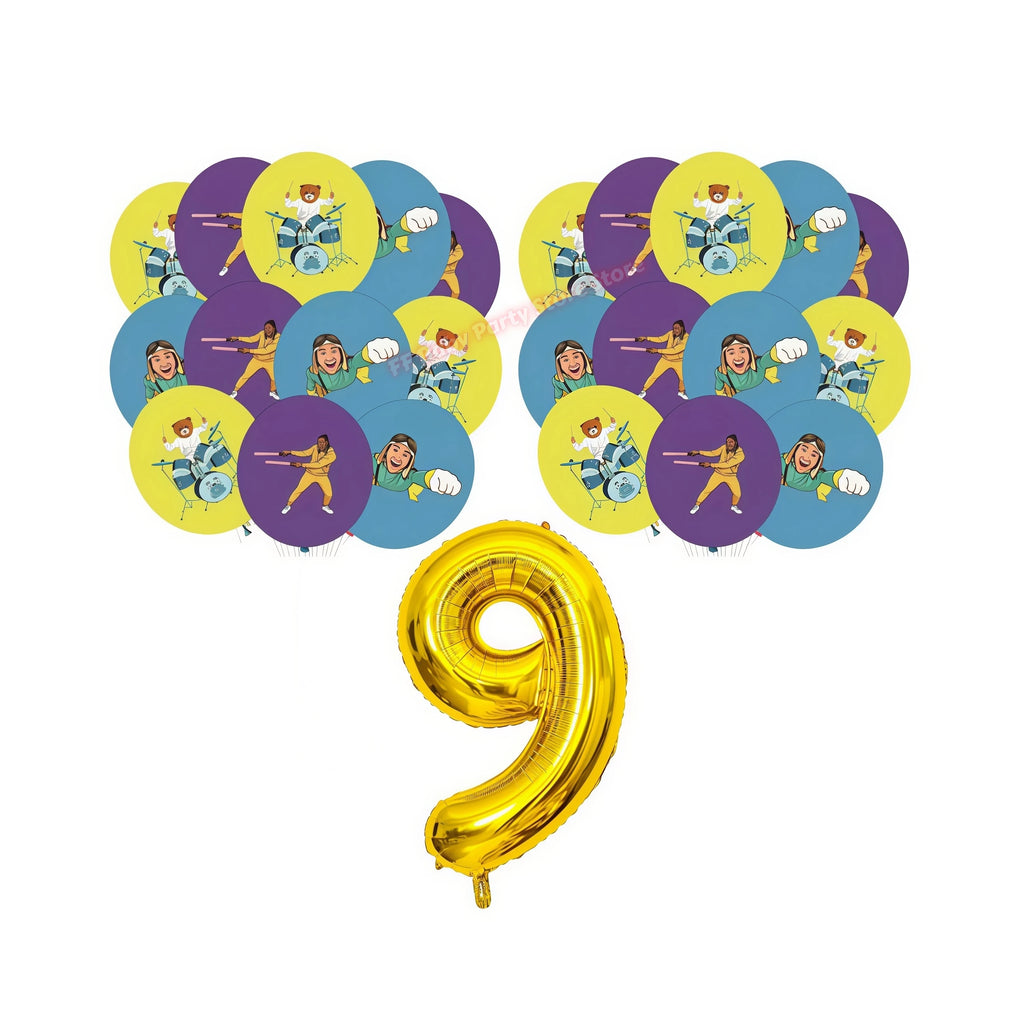 Danny's Go Birthday Party Supplies – Plates, Cups & Backdrop