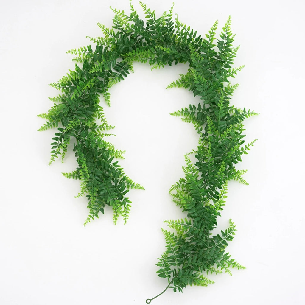 Artificial Ivy Vine Garland – Faux Persian Leaf Décor, 180cm Artificial Vine Garland Babs green 1pc