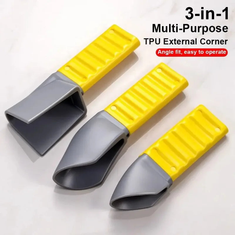 3-Piece TPU Caulking Scraper Set | Corner Grout Finishing Tool Caulking Scraper Set Babs