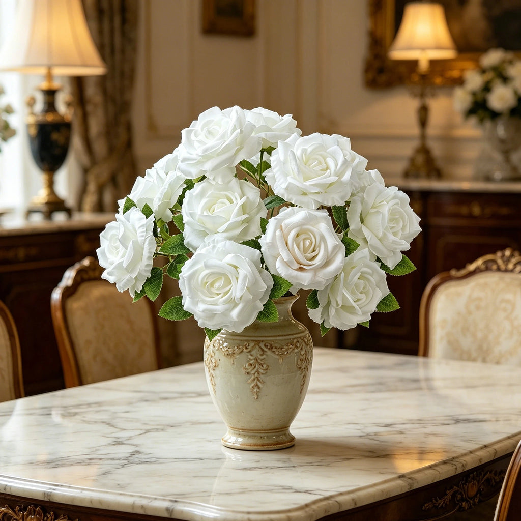 Artificial Silk Rose Bouquet – Wedding & Home Decor Artificial Flower Bouquet Babs