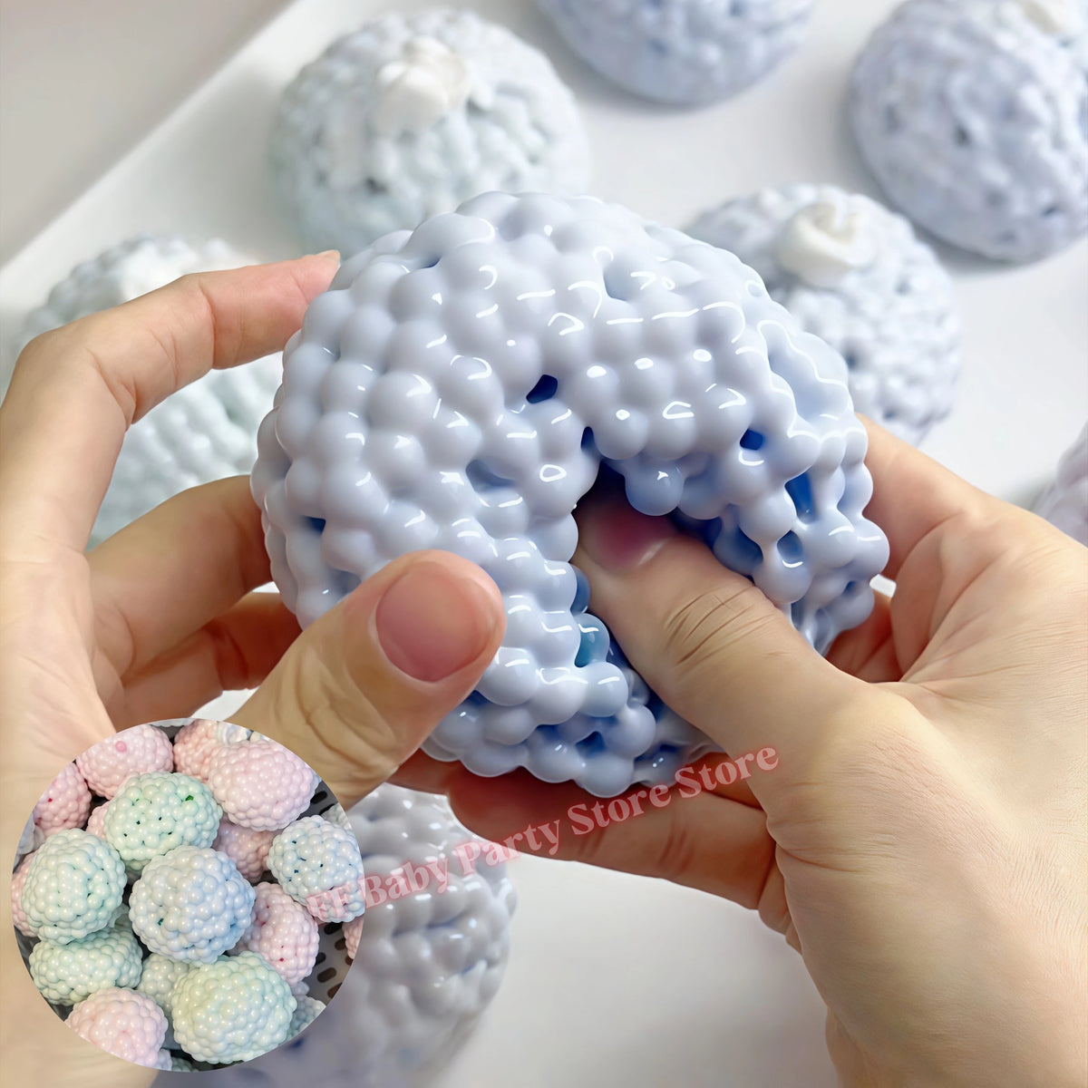 Squishy Fidget Sensory Ball – Fun Squeezing Toy for All Ages Squishy Fidget Toy Babs