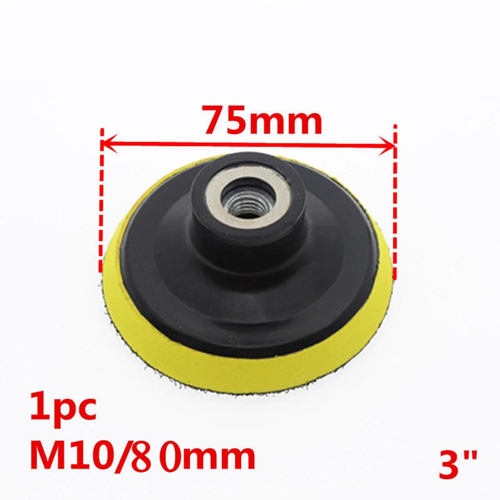 Self Adhesive Sanding Disc & Drill Rod 3"–7" Polishing Pad Sanding Disc Set Babs M10 3inch Disc