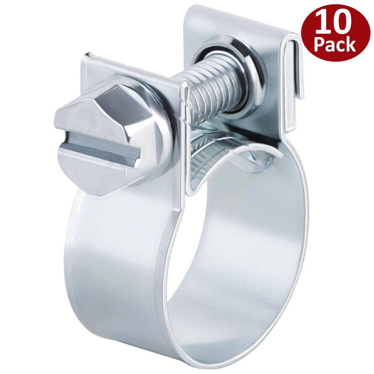 10PCS Mini Hose Clamps – Fuel Line & Pipe Clips Set Hose Clamps Babs