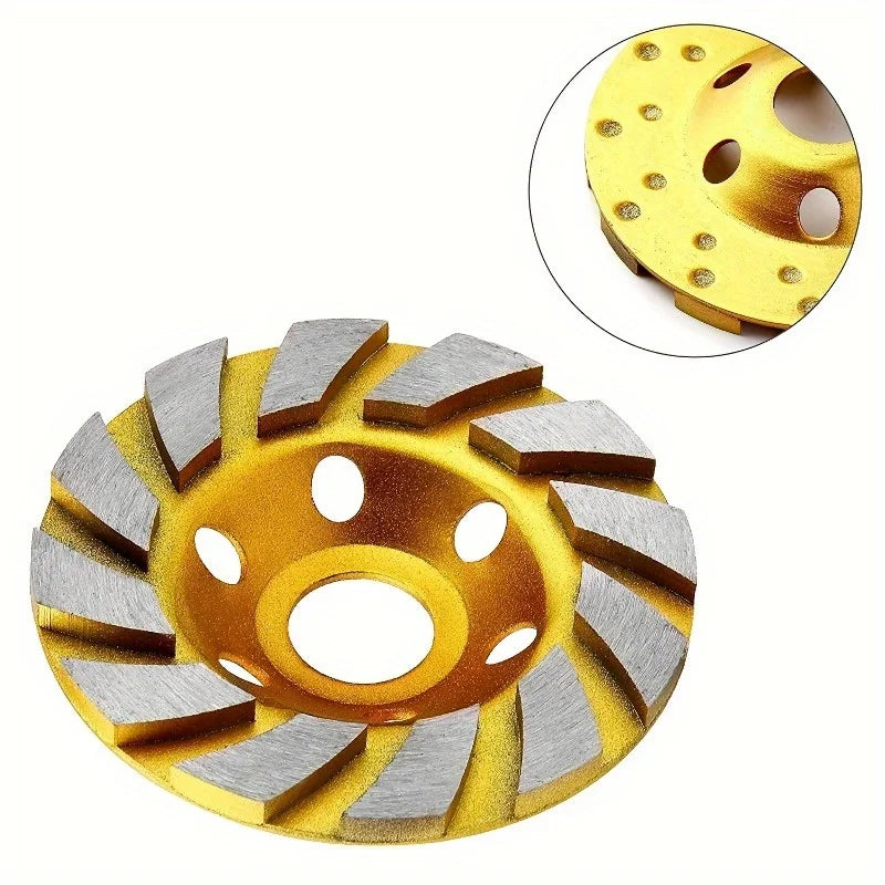 12-Seg Concrete Turbo Grinding Cup Wheel | Angle Grinder Grinding Cup Wheel Babs