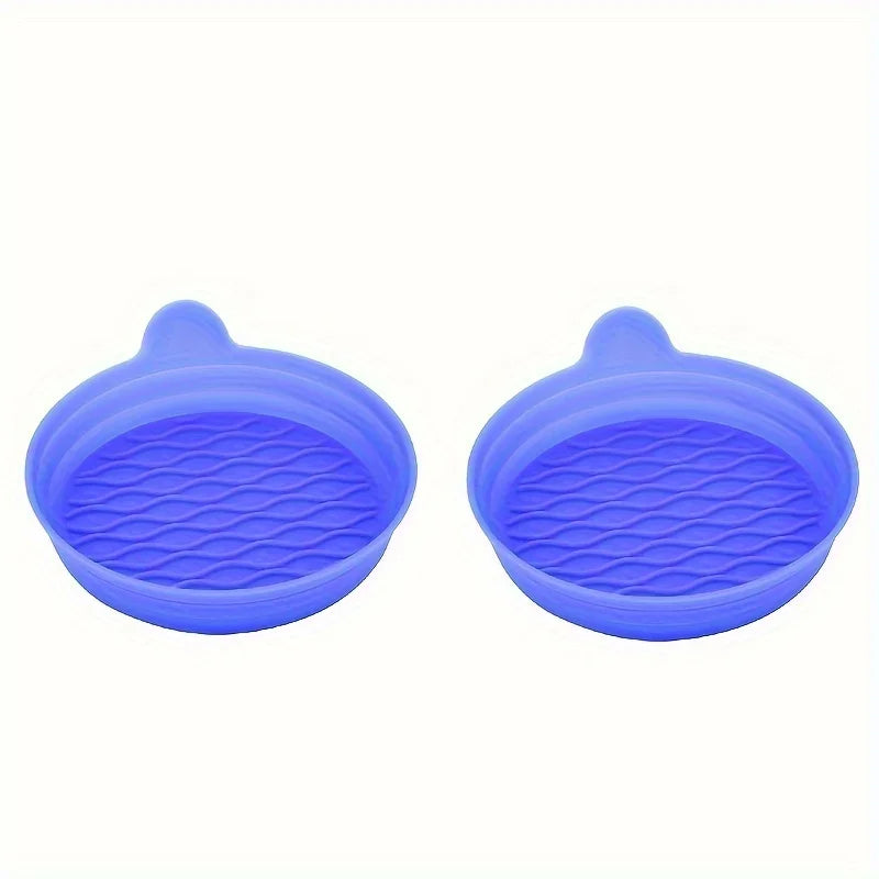 Car Cup Holder Coasters 2-Pack – Non-Slip & Easy to Clean Car Cup Coaster Babs Blue
