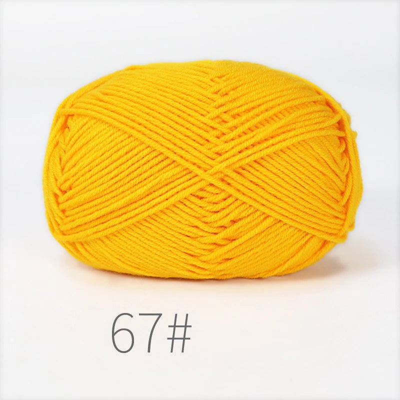 10 Balls 500g Soft Milk Cotton Yarn for Knitting & Crochet