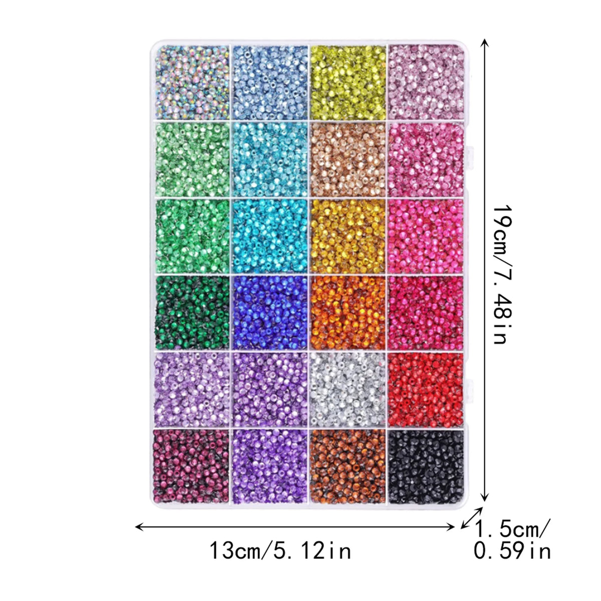 30,000pc Resin Rhinestone Kit – Flatback Gems, Glue & Tweezers Rhinestone Craft Kit Babs