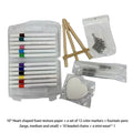 DIY Bubble Texture Painting Kit – 12 Markers & 10 Foam Papers Kids Art Craft Kit Babs A3
