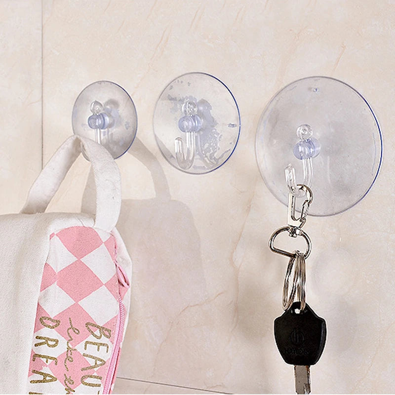 20pcs Clear Suction Cup Hooks – Bathroom, Kitchen & Glass Suction Cup Hooks Babs