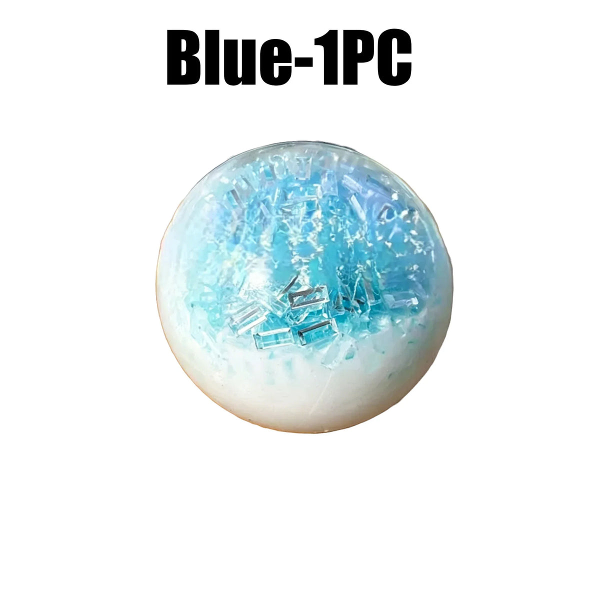 Slow Rising Ice Crackle Ball Squishy Sensory Fidget Toy Sensory Fidget Toy Babs Blue 1PC