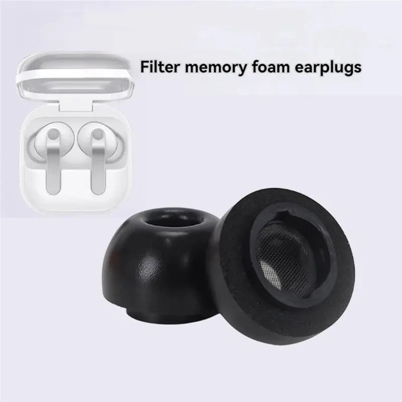 Memory Foam Ear Tips for Galaxy Buds 4 Pro – 6 Pairs Replacement Ear Tips Babs