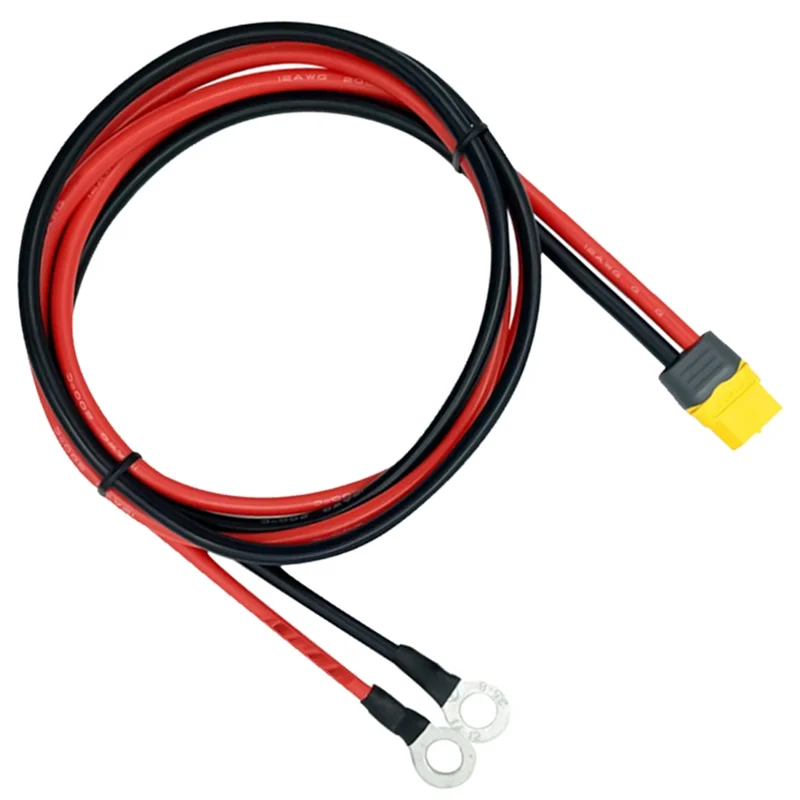 XT60H to O Ring Terminal Cable 12AWG Silicone Wire for RC LiPo Battery Connector Cable Babs NONE