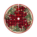 Plush Snowflake Christmas Tree Skirt – Gold Silver Holiday Decor Christmas Tree Skirt Babs G 120cm