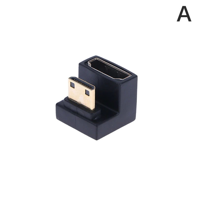 360° Mini HDMI to HDMI Adapter Male to Female Converter HDMI Adapter Babs A
