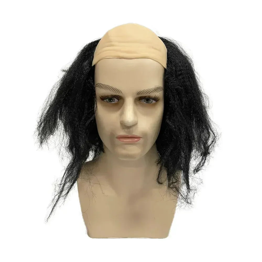 Realistic Old Lady Wig for Costume Party & Role Play Costume Wig Babs black