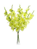 Artificial Silk Moth Orchid Flowers – Wedding & Home Decor Artificial Silk Flowers Babs green 4 pcs