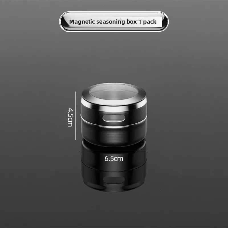 Magnetic Spice Jar Set – Stainless Steel Spice Tins Magnetic Spice Jar Set Babs 1PC